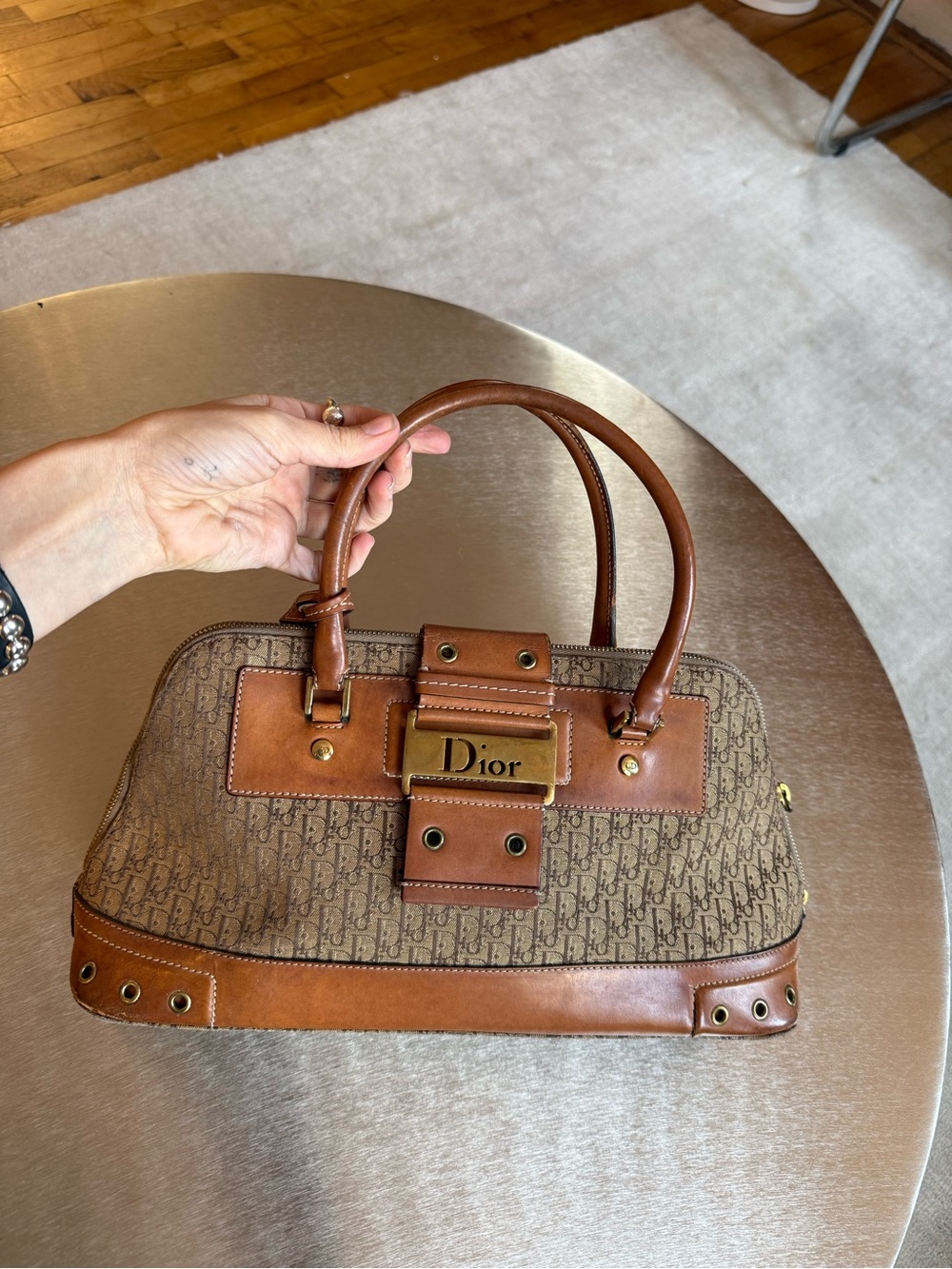 DIOR DIORISSMO STREET CHIC DOME BAG